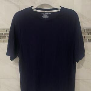 French Connection Dark Navy Blue Short Sleeve Shirt Men’s Size M